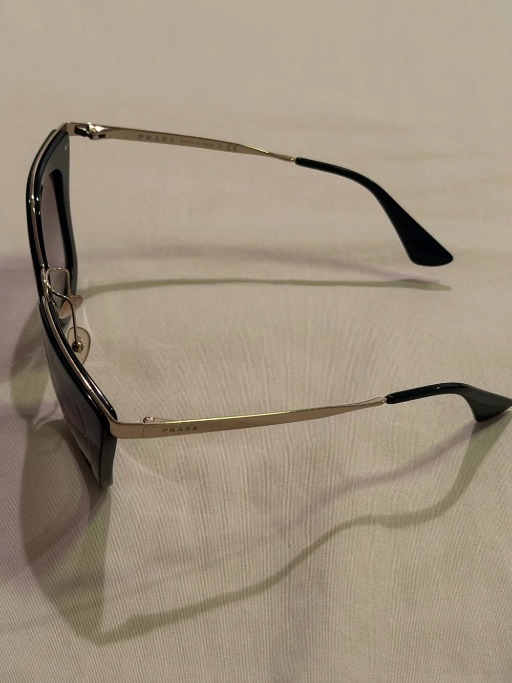 Prada Black Cat-Eye Sunglasses